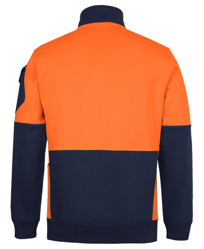 JB's 350G Hi Vis 1/2 Zip Trade Fleece (6CHVF)