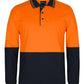 Jb's Hi Vis Long Sleeve Cotton Polo - Adults (6CPHL)