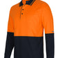 Jb's Hi Vis Long Sleeve Cotton Polo - Adults (6CPHL)