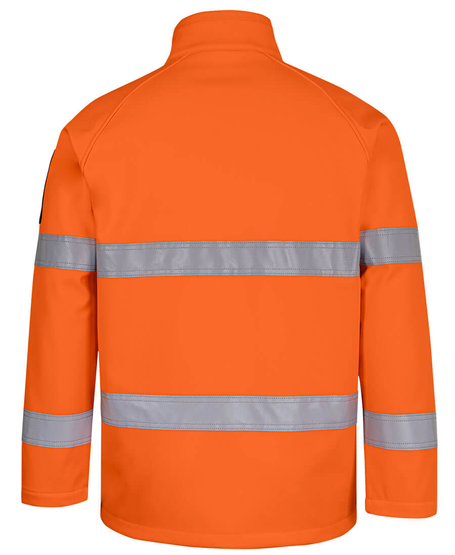 JBs Wear Hi Vis (D+N) SoftShell Jacket - Adults (6D4LJ)