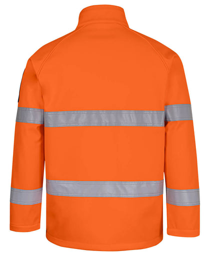 JBs Wear Hi Vis (D+N) SoftShell Jacket - Adults (6D4LJ)