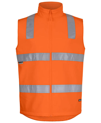 JB's Hi Vis (D+N) Softshell Vest - Adults (6D4LK)-Orange