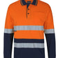 JB's Hi Vis (D+N) L/S Cotton Polo (6DCPL)