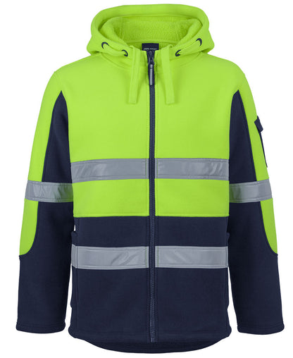JB's Hi Vis D+N 450G Full Zip Shepherd Hoodie (6DLZ)