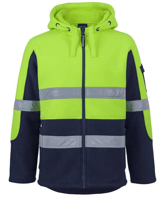 JB's Hi Vis D+N 450G Full Zip Shepherd Hoodie (6DLZ)