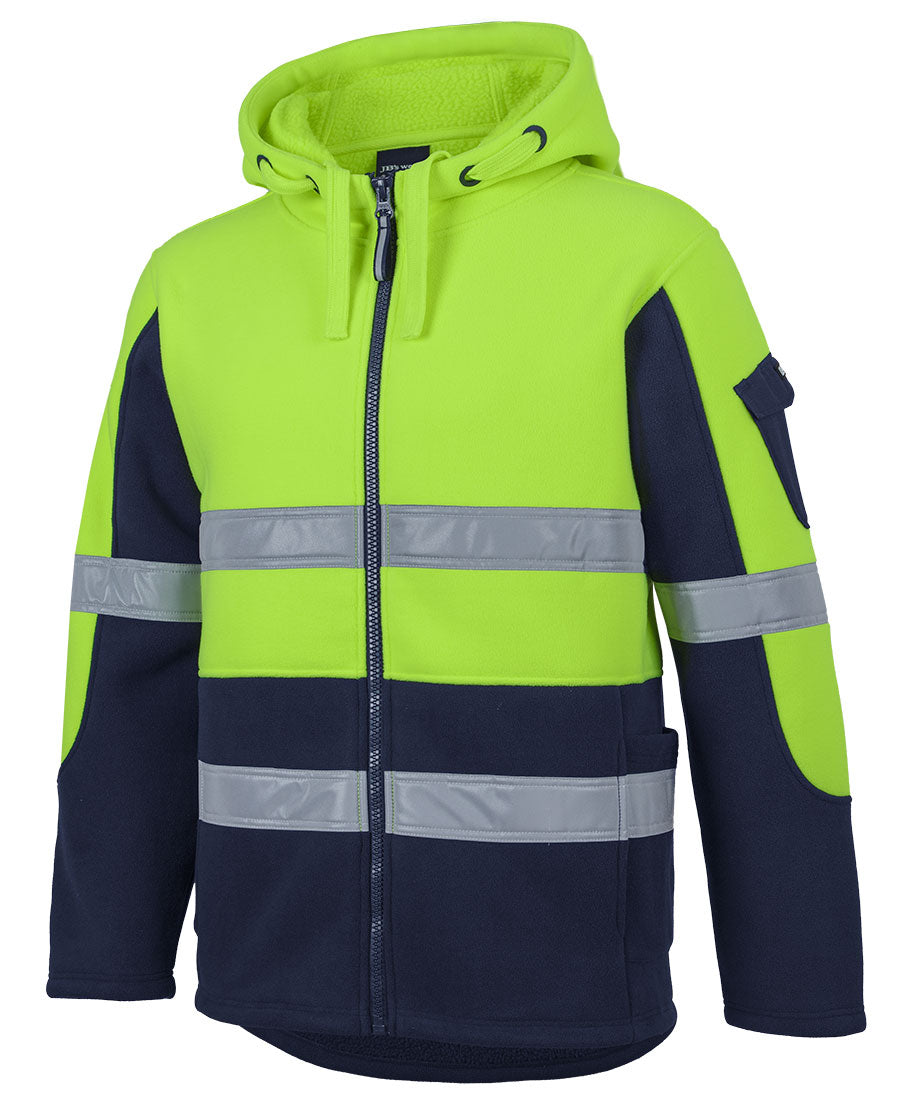 JB's Hi Vis D+N 450G Full Zip Shepherd Hoodie (6DLZ)