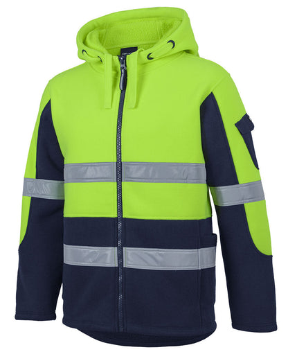 JB's Hi Vis D+N 450G Full Zip Shepherd Hoodie (6DLZ)