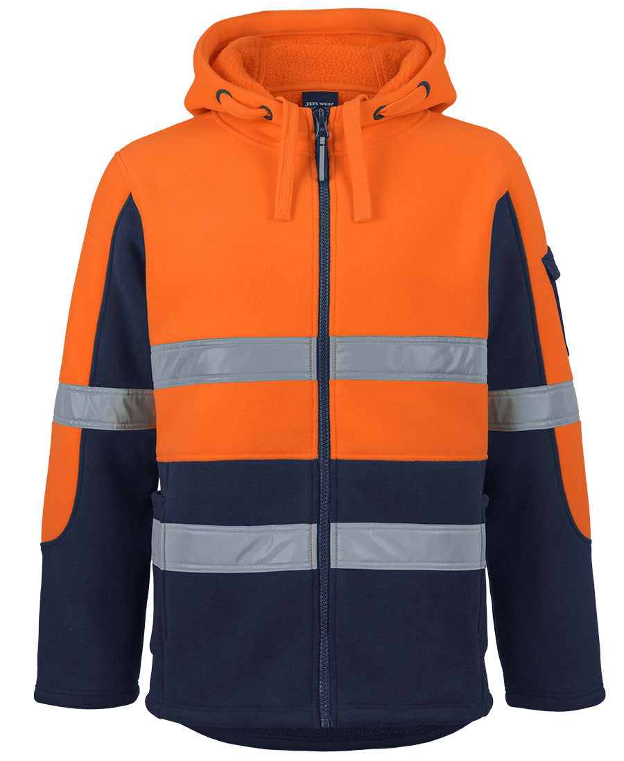 JB's Hi Vis D+N 450G Full Zip Shepherd Hoodie (6DLZ)
