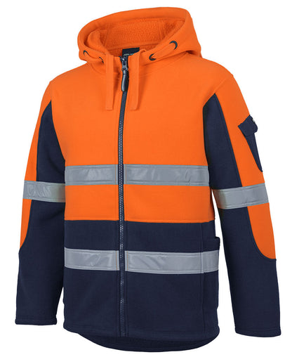 JB's Hi Vis D+N 450G Full Zip Shepherd Hoodie (6DLZ)