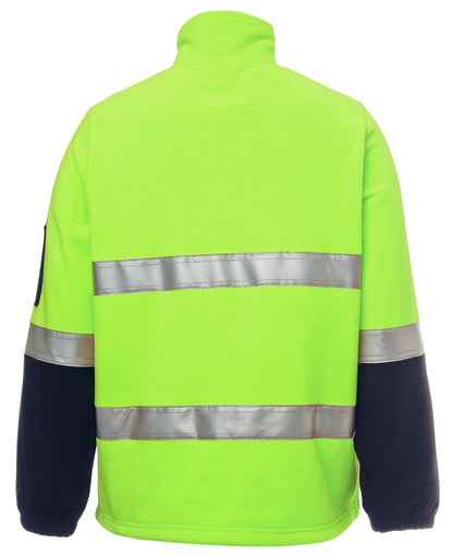 JB's Wear-JB's Hi Vis (D+N) 1/2 Zip Polar Fleece--Uniform Wholesalers - 3