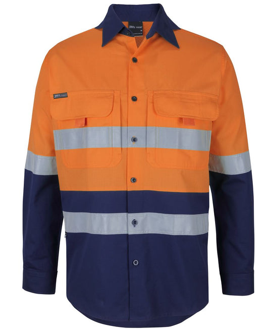 Jb's  Hi Vis (D+N) Ripstop L/S Fishing Shirt (6DNRL)