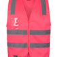 JB'S HI VIS (D+N) Zip Safety Vest (6DNSZ)