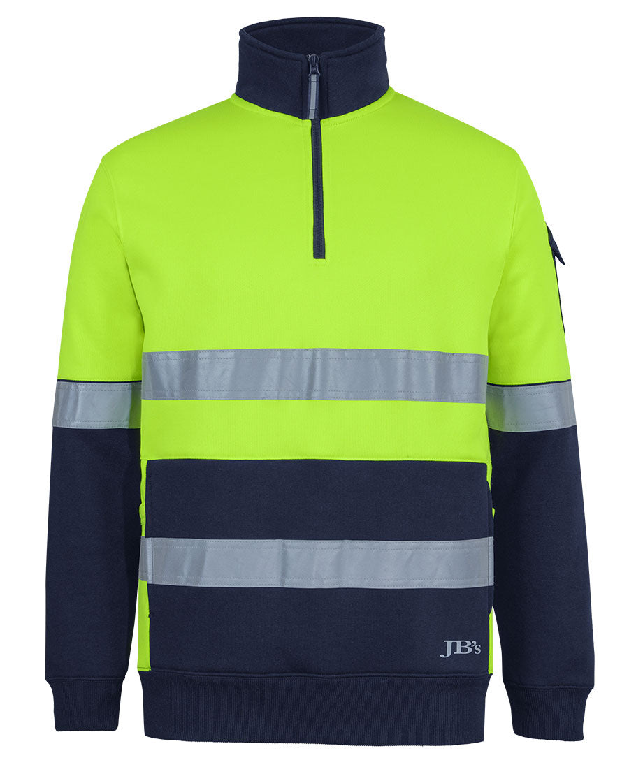 JB's 350G Hi Vis (D+N) 1/2 Zip Trade Fleece (6DNVF)