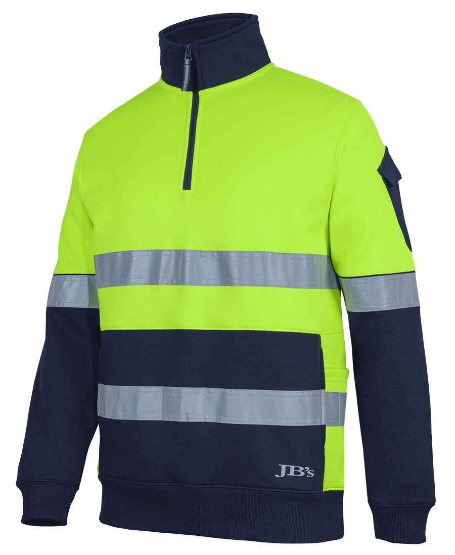 JB's 350G Hi Vis (D+N) 1/2 Zip Trade Fleece (6DNVF)