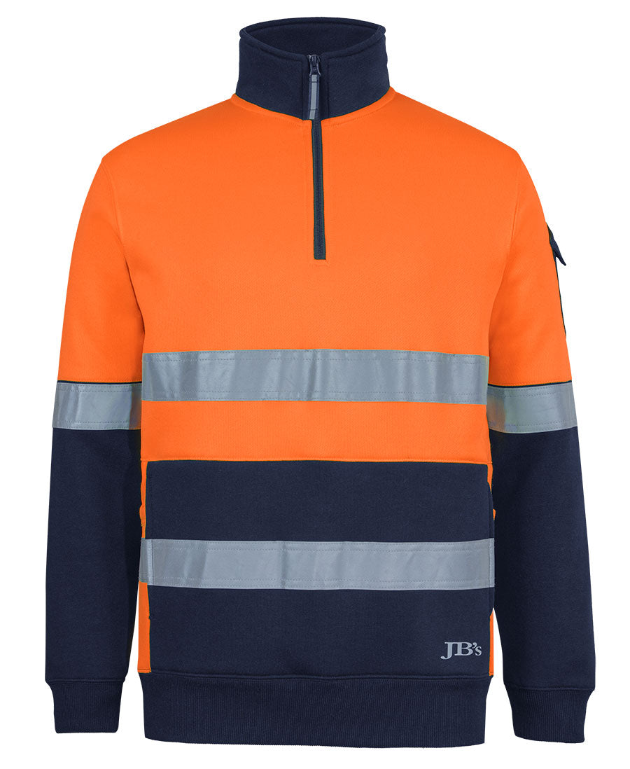 JB's 350G Hi Vis (D+N) 1/2 Zip Trade Fleece (6DNVF)