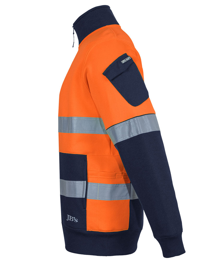 JB's 350G Hi Vis (D+N) 1/2 Zip Trade Fleece (6DNVF)
