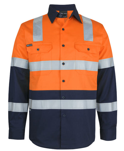 JB's Hi Vis (D+N) L/S 150G Level 3 Work Shirt (6DNW3)