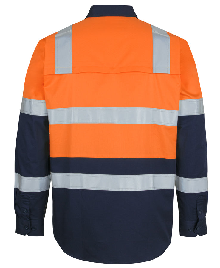 JB's Hi Vis (D+N) L/S 150G Level 3 Work Shirt (6DNW3)