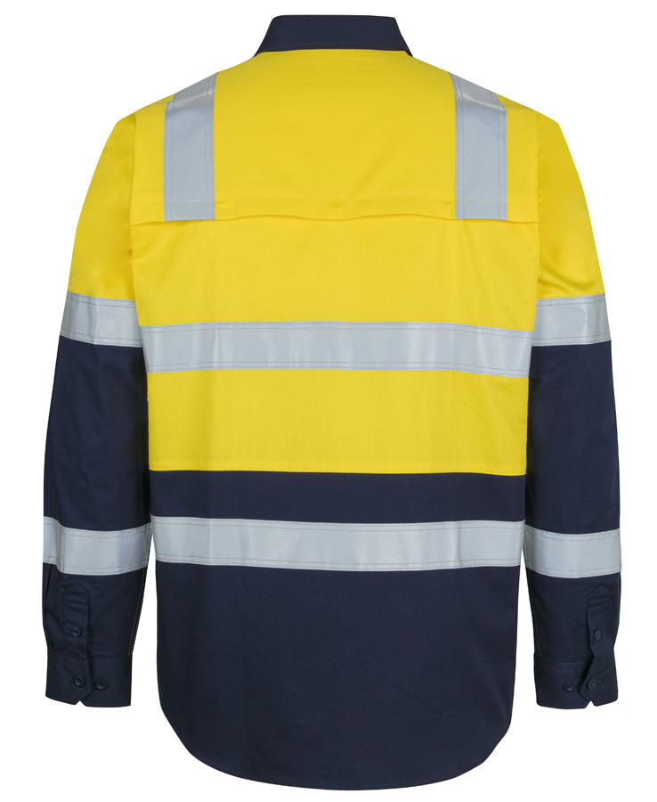 JB's Hi Vis (D+N) L/S 150G Level 3 Work Shirt (6DNW3)