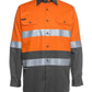 Jb's Hi Vis Long Sleeve (D+N) 150g Work Shirt - Adults (6DNWL)