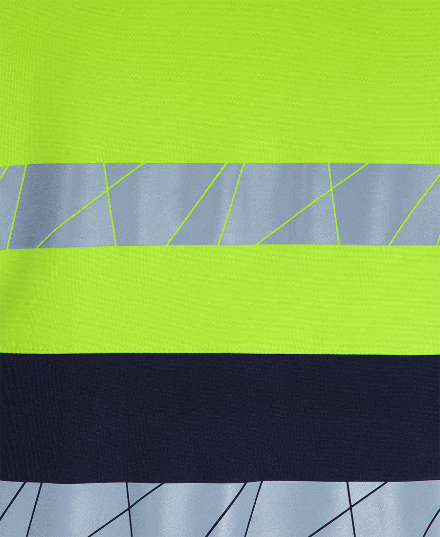 JB's 450G Hi Vis Pull Over Hoodie With Fragmented Tape (6DPFP)