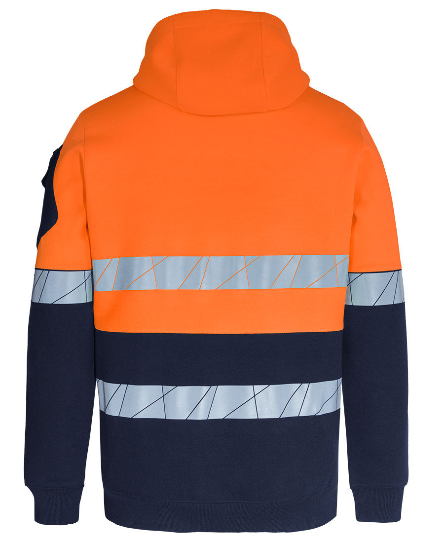 JB's 450G Hi Vis Pull Over Hoodie With Fragmented Tape (6DPFP)