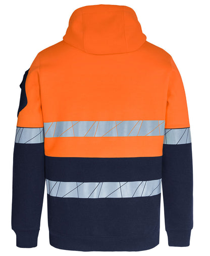 JB's 450G Hi Vis Pull Over Hoodie With Fragmented Tape (6DPFP)