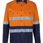 Jb's Hi Vis (D+N) L/S Stretch Work Shirt With Tape (6DSWL)