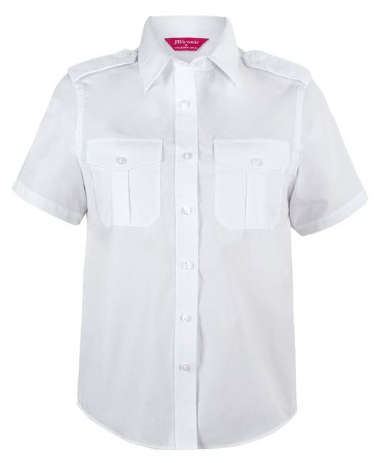 JBs Wear Ladies Epaulette Shirt S/S (6ESS1)