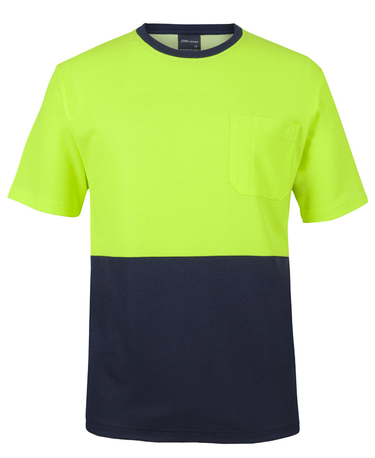 JB's Hi Vis Cotton Back Tee - Adults (6HCBT)