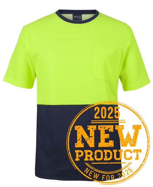 JB's Hi Vis Cotton Back Tee - Adults (6HCBT)