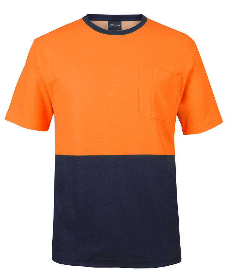 JB's Hi Vis Cotton Back Tee - Adults (6HCBT)