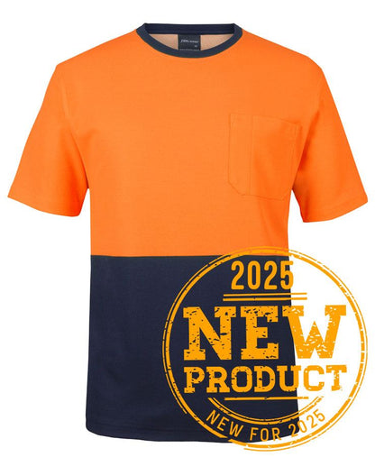 JB's Hi Vis Cotton Back Tee - Adults (6HCBT)