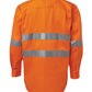 JB's 6HDNL Hi Vis (D+N) Long Sleeve 190g Shirt With Tape - Adults (6HDNL)