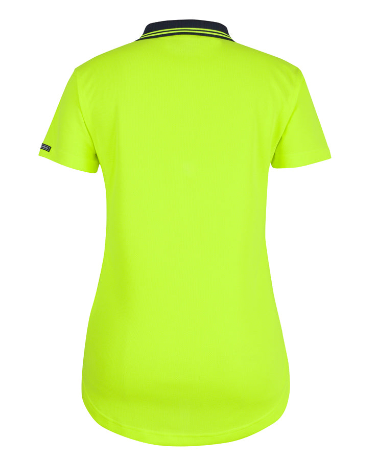 JB's Ladies Hi Vis S/S Drop Tail Polo (6HDS1)