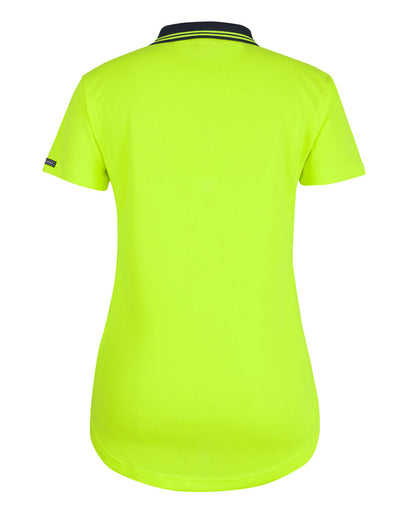 JB's Ladies Hi Vis S/S Drop Tail Polo (6HDS1)