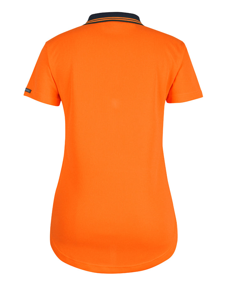 JB's Ladies Hi Vis S/S Drop Tail Polo (6HDS1)