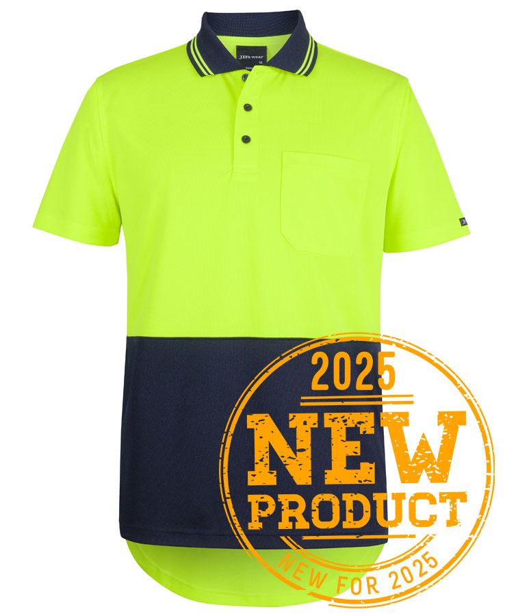 JB's Hi Vis S/S Drop Tail Polo (6HDS)