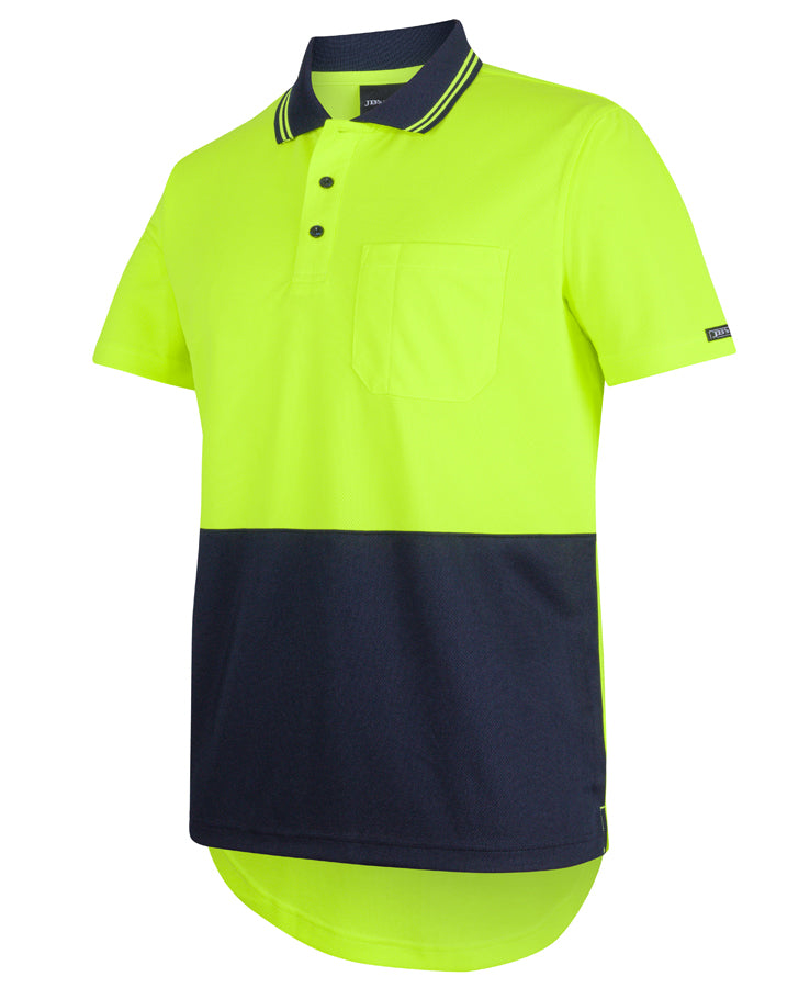 JB's Hi Vis S/S Drop Tail Polo (6HDS)