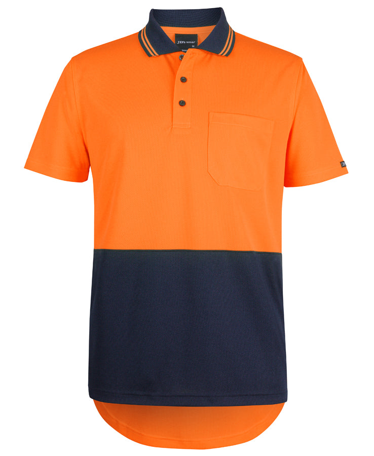 JB's Hi Vis S/S Drop Tail Polo (6HDS)