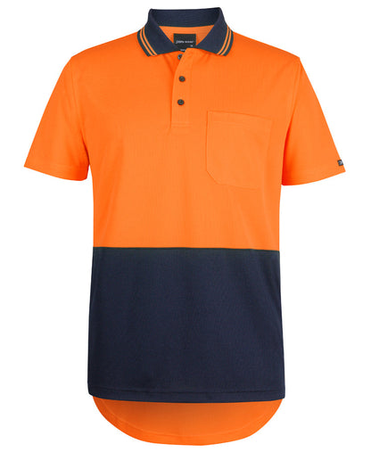 JB's Hi Vis S/S Drop Tail Polo (6HDS)