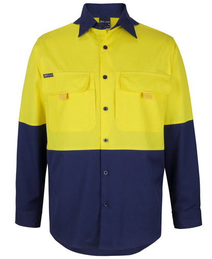 JB's Hi Vis Ripstop L/S Fishing Shirt (6HNRL)