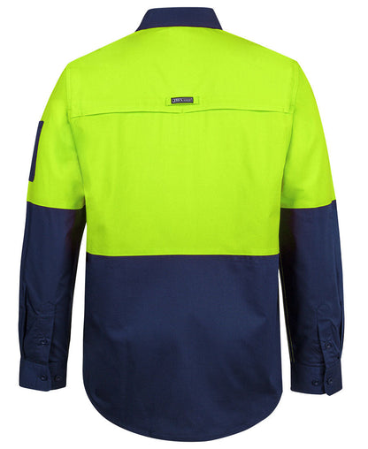 JB's Hi VIs Class F Ripstop L/S Work Shirt (6HRFL)
