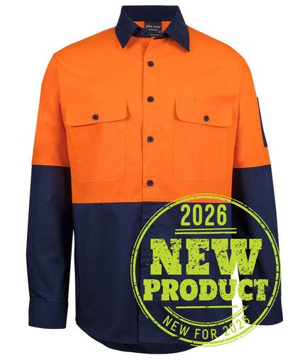 JB's Hi VIs Class F Ripstop L/S Work Shirt (6HRFL)