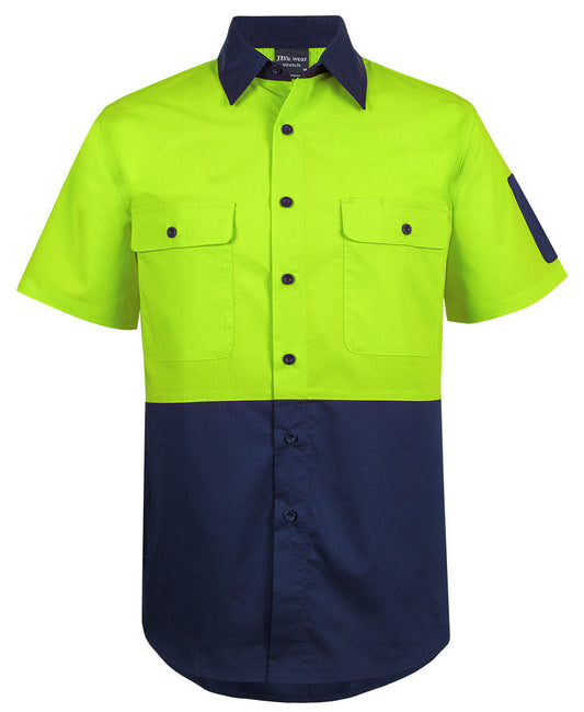 JB's Hi Vis Class F Ripstop S/S Work Shirt (6HRFS)
