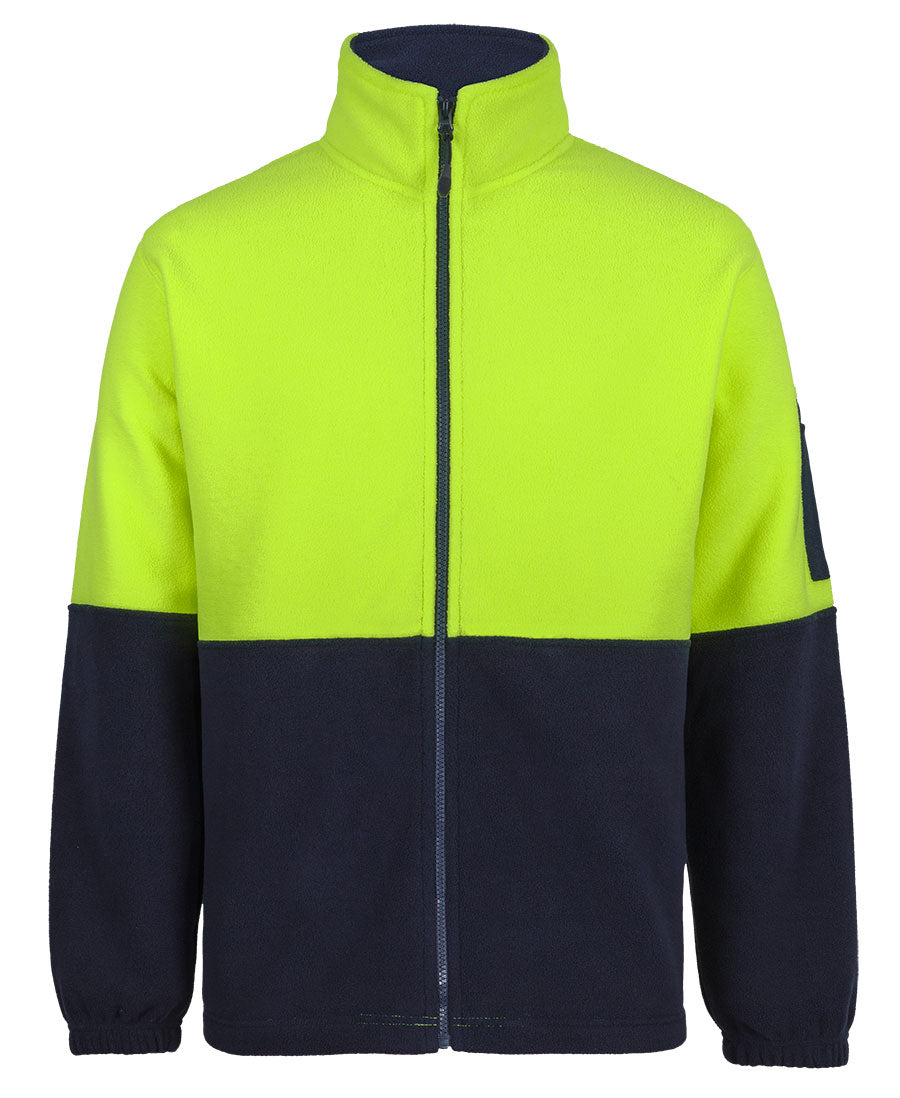 JB's Hi Vis Full ZIp Polar Fleece (6HVPE)