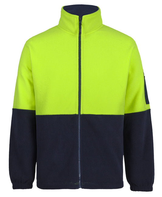 JB's Hi Vis Full ZIp Polar Fleece (6HVPE)