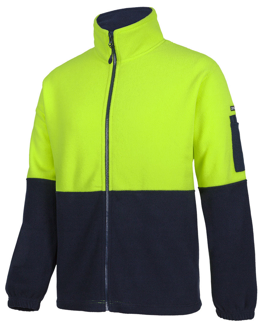 JB's Hi Vis Full ZIp Polar Fleece (6HVPE)