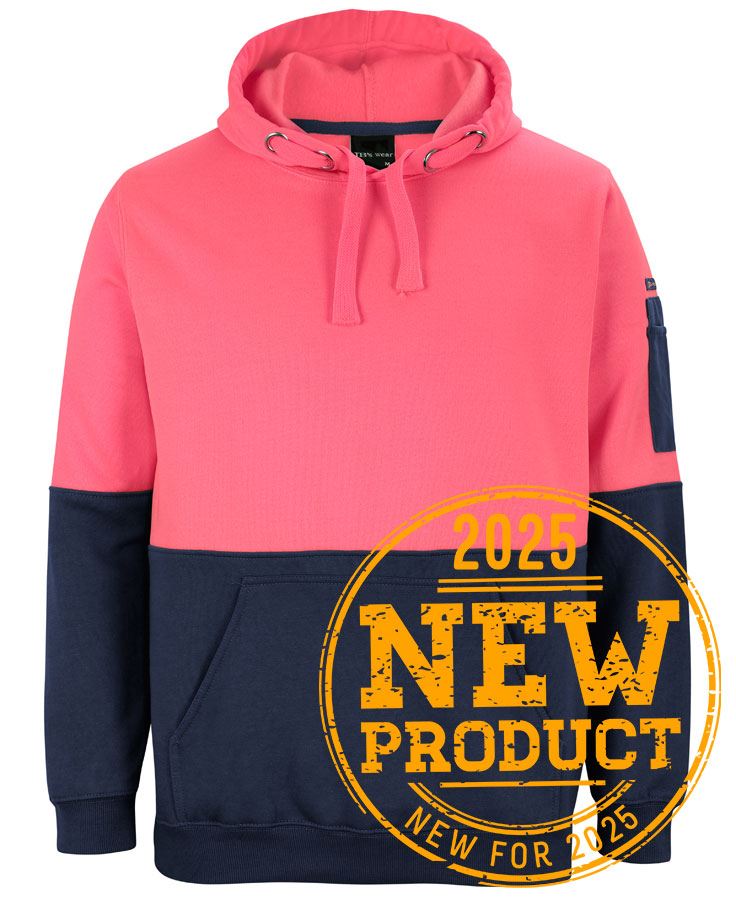 JBs Wear Hi Vis Pull Over Hoodie (6HVPH)