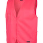 JBs Wear HI VIS Zip Safety Vest (6HVSZ)